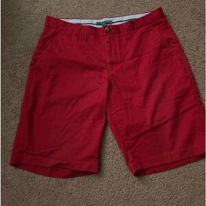 Tommy Hilfiger Red Golf Shorts Size 34 Men’s